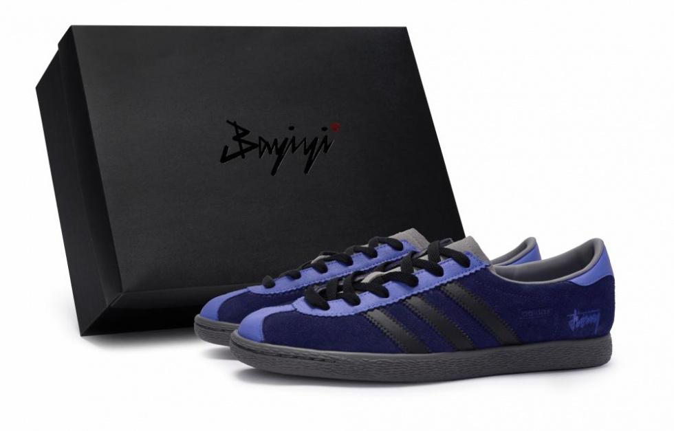 Adidas Originals Stadt 811 Manufacturing Blueberry Scones Special Shoe Box Low-Top Skateboard Shoes Men's Purple Black