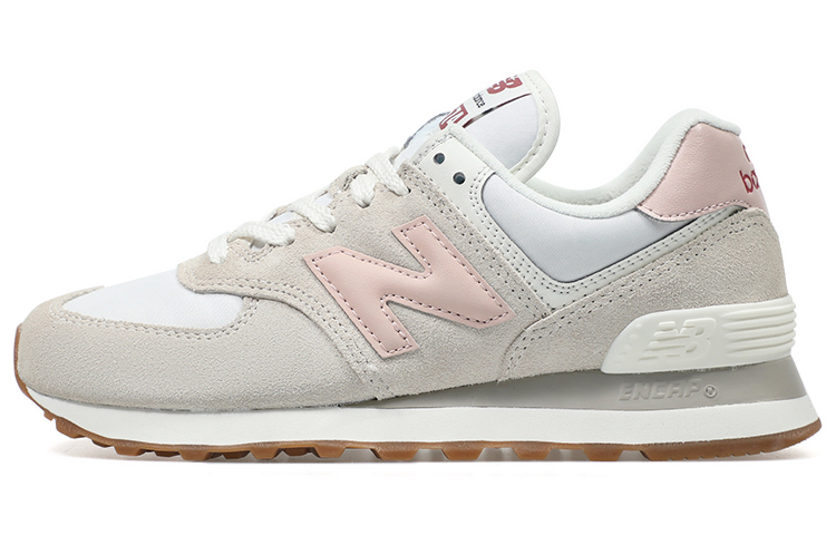 New Balance 574 White Pink Gum