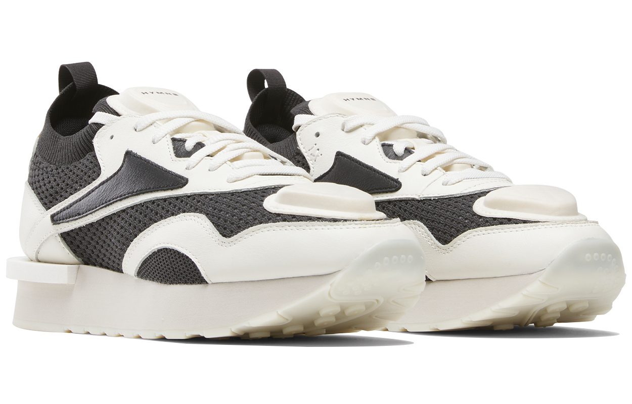 Reebok Classic Leather Nylon Plus Hymne White Black купить в интернет-магазине Yoocart с быстрой доставкой по России.