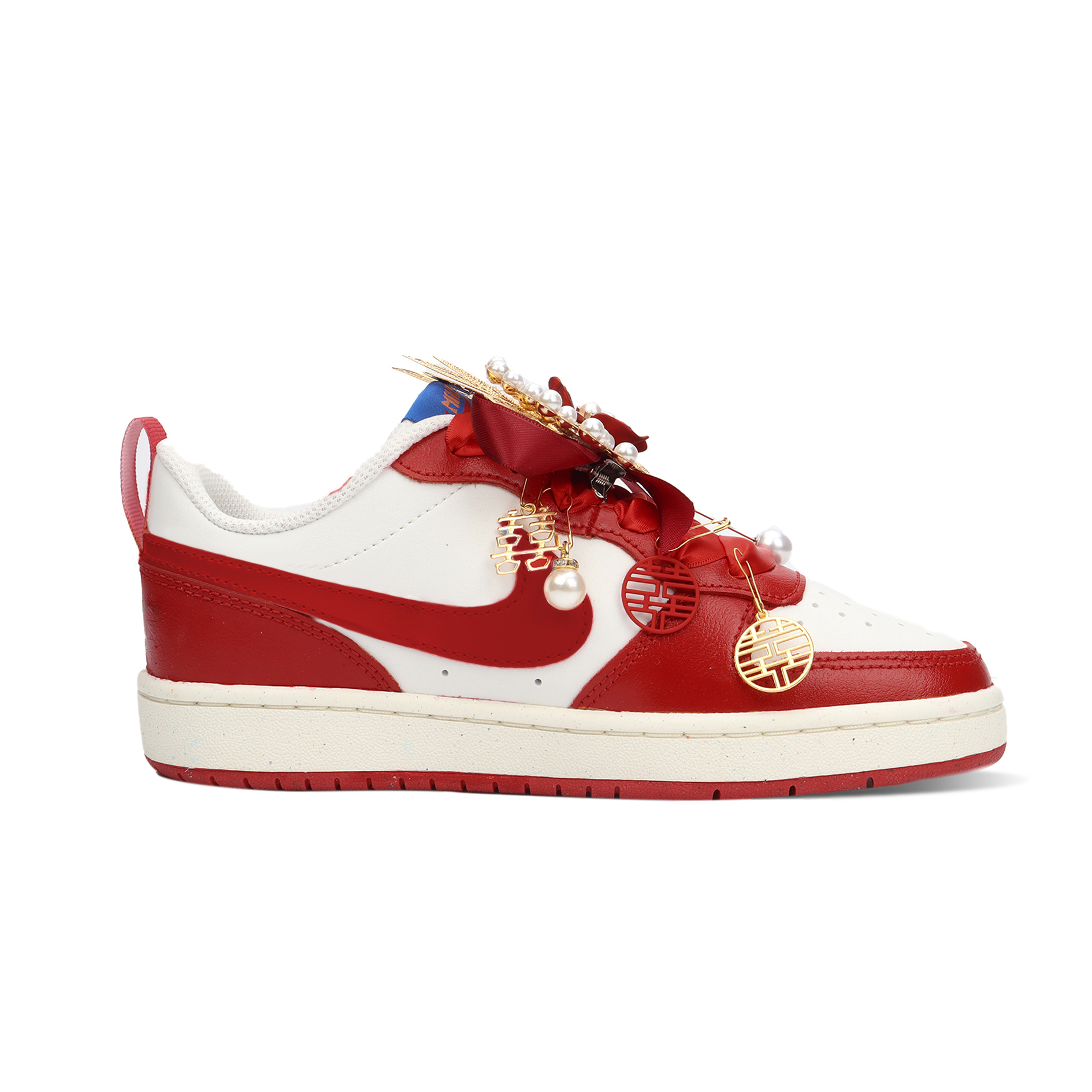 Nike Court Borough GS Blissful Union Abrasion Resistant Low top Skateboard Shoes Women's Red купить в интернет-магазине Yoocart с быстрой доставкой по России.