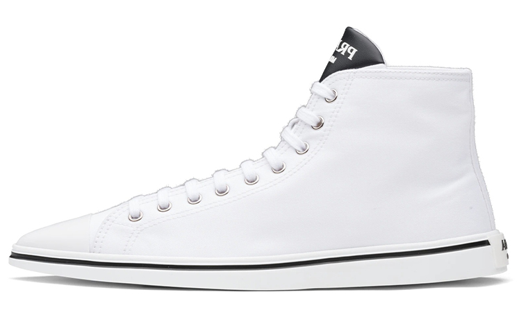 PRADA Synthesis Skateboard Shoes Women's White