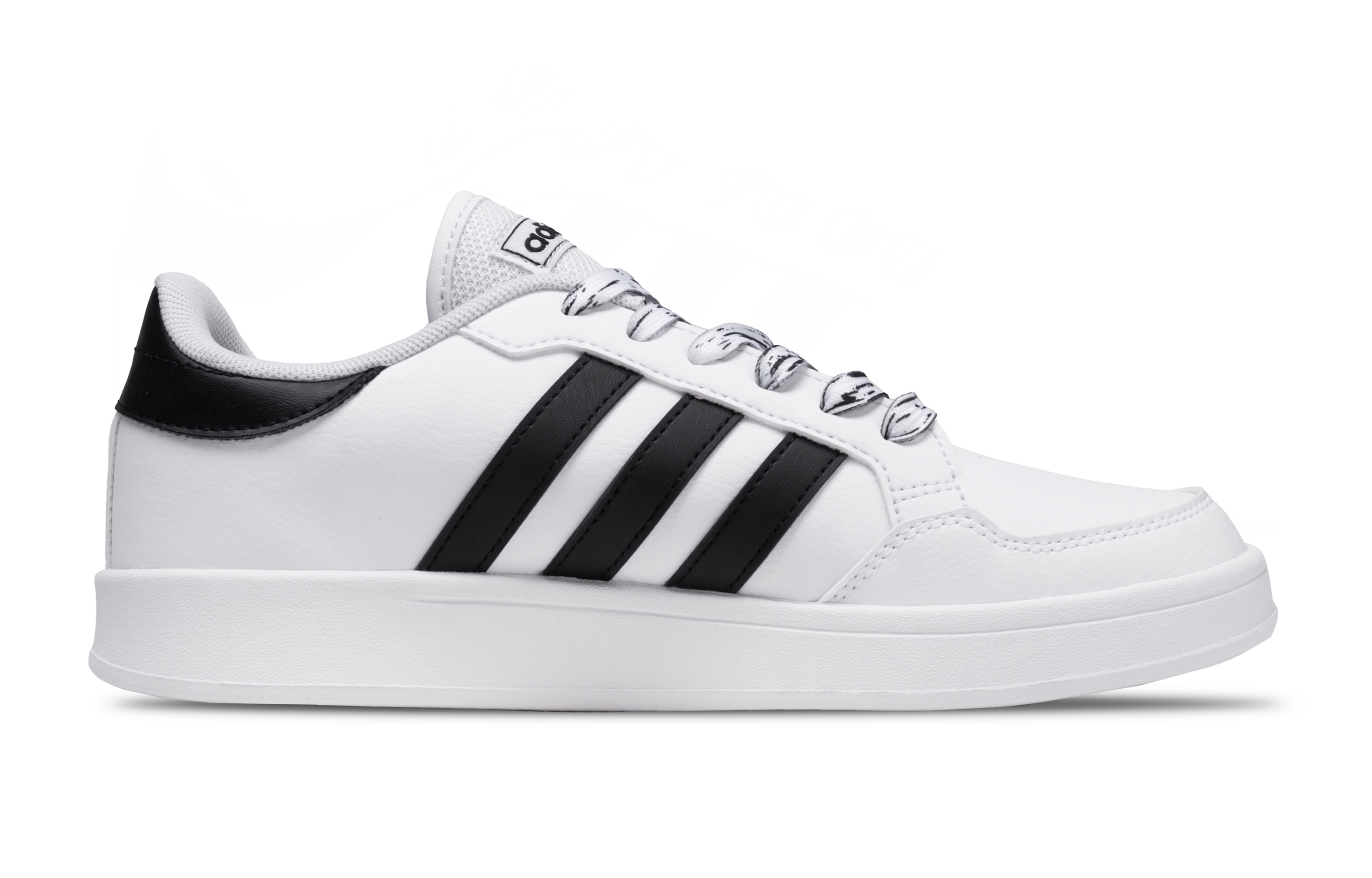 Adidas Neo Breaknet Landscape Like Ink Dyed Abrasion Resistant Low Top Skateboard Shoes Men's Black White