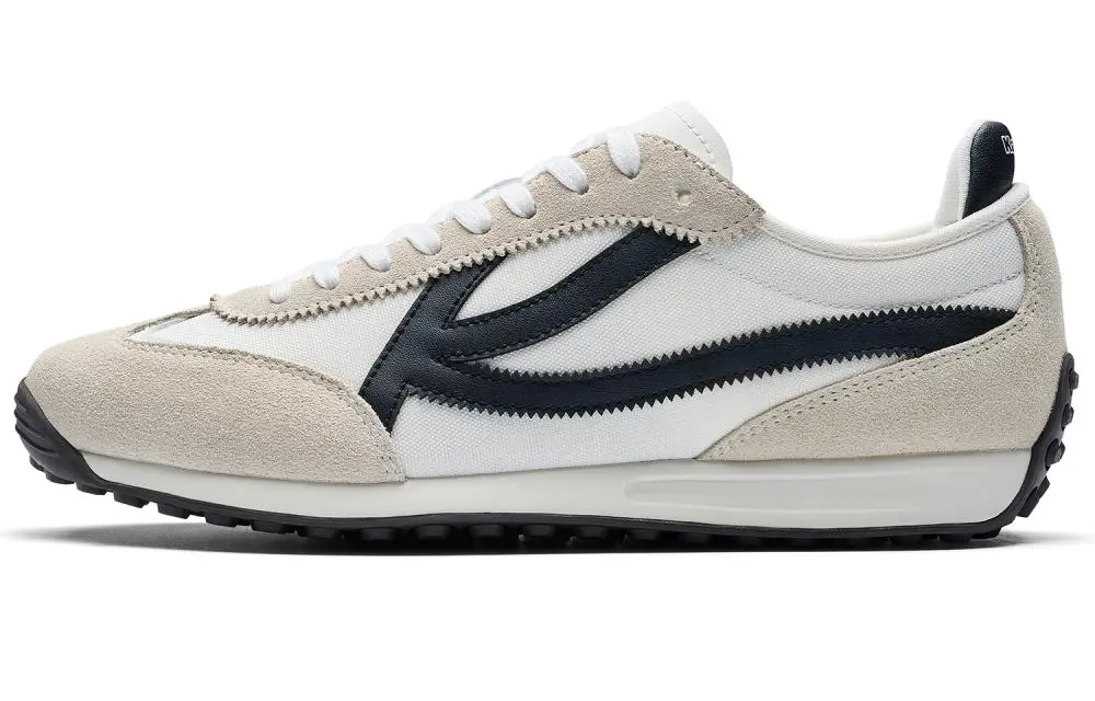 Kappa K Breeze Abrasion Resistant Slip Resistant Low top City Commute Running Shoes Unisex White Black