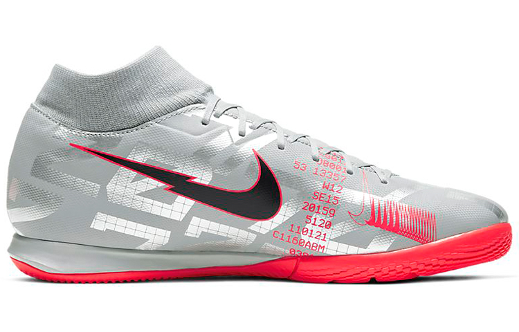 Nike Mercurial Superfly 7 Academy Ic 'Metallic Grey Crimson' купить в интернет-магазине Yoocart с быстрой доставкой по России.