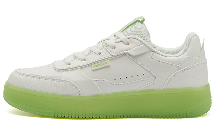 361° Genki Girl Breathable Low Top Skateboard Shoes Women's White Green