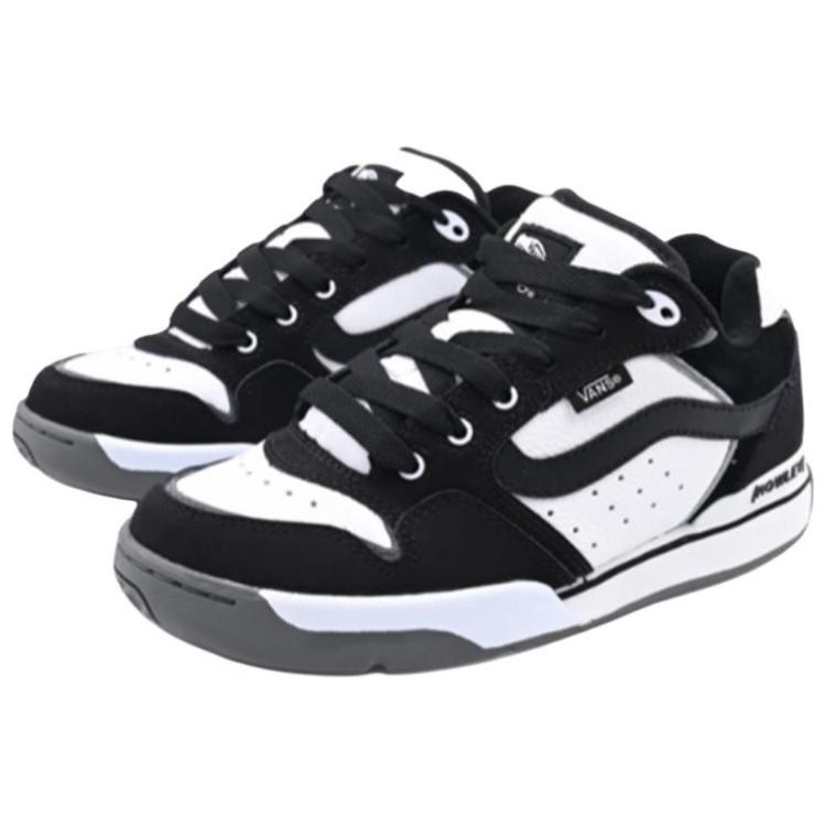 Vans Rowley Anti-Slip Wear-Resistant Low-Top Casual Shoes Unisex Black White