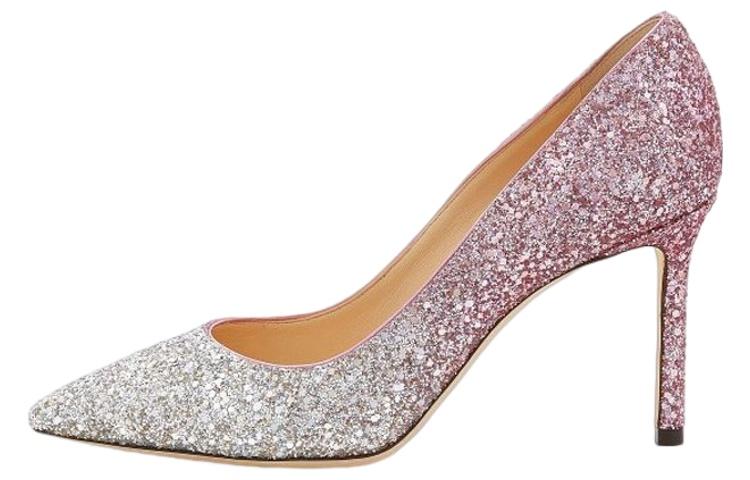 Jimmy Choo ROMY Slim Heel High Heels 8.5cm Women's Gradient Pink