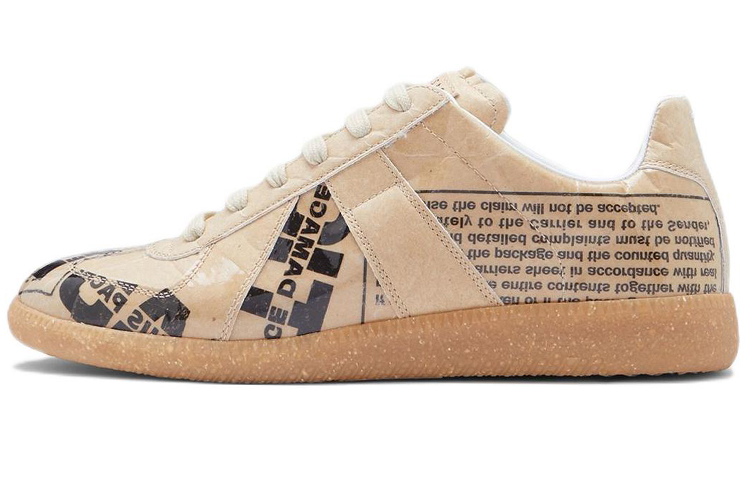 Maison Margiela Replica Low Top Stylish Skateboarding Shoes Women's Light Umber