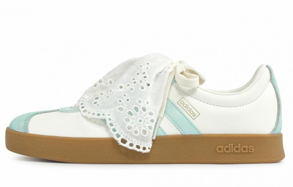 Adidas Neo Vl Court Skateboard Shoes Unisex Low-Top Green White