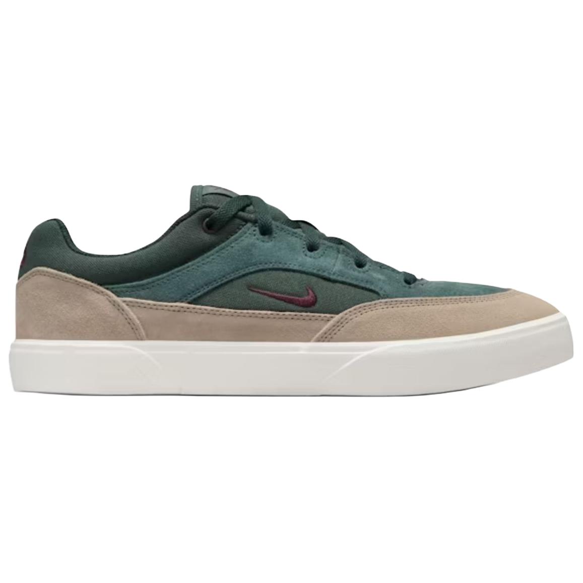 Nike SB MALOR Skateboard Shoes Men's Green Brown