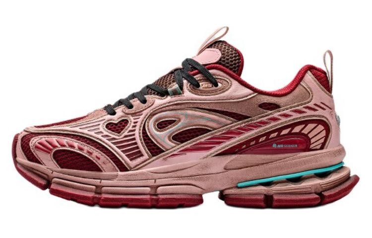Anta Champion All Weather Series Anti Slip Wear Resistant Low Top Casual Shoes Women's Red Black