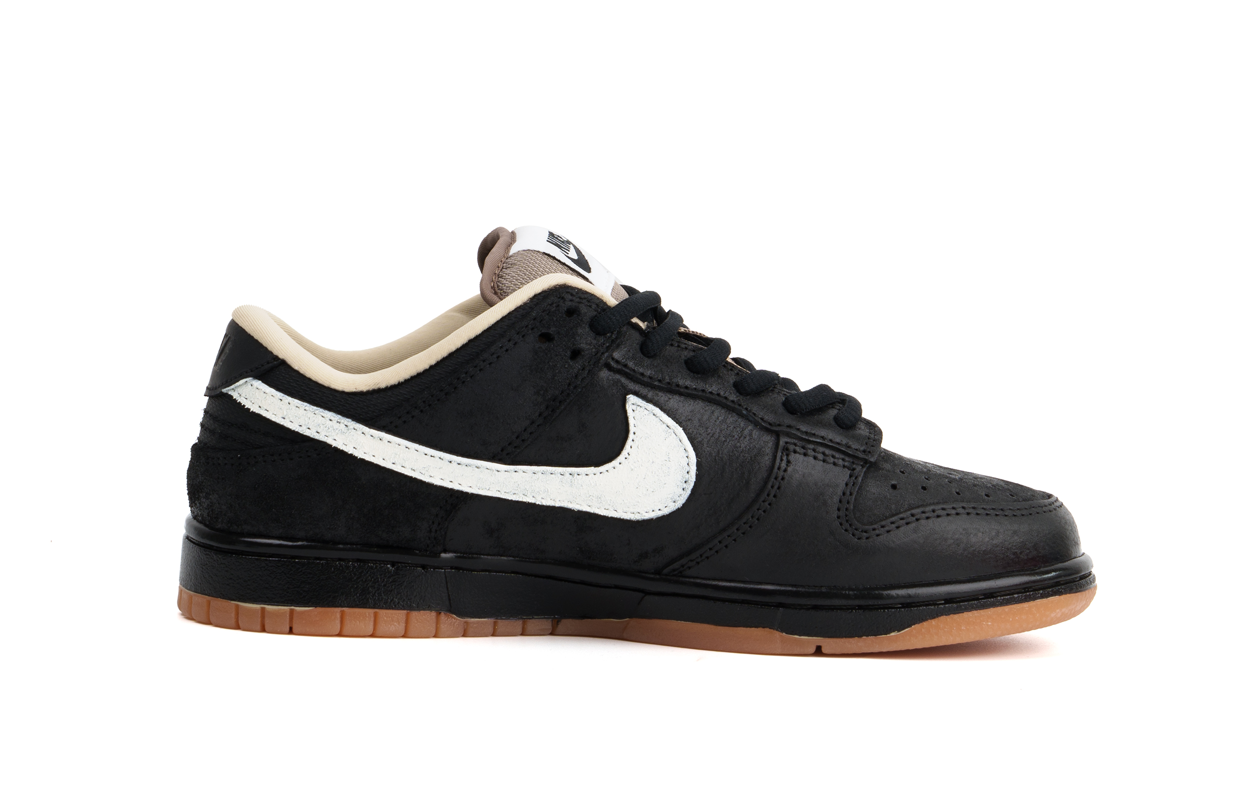 Nike Dunk SB Shock Absorbers Slip Resistant Low top Skateboard Shoes Unisex Black Brown