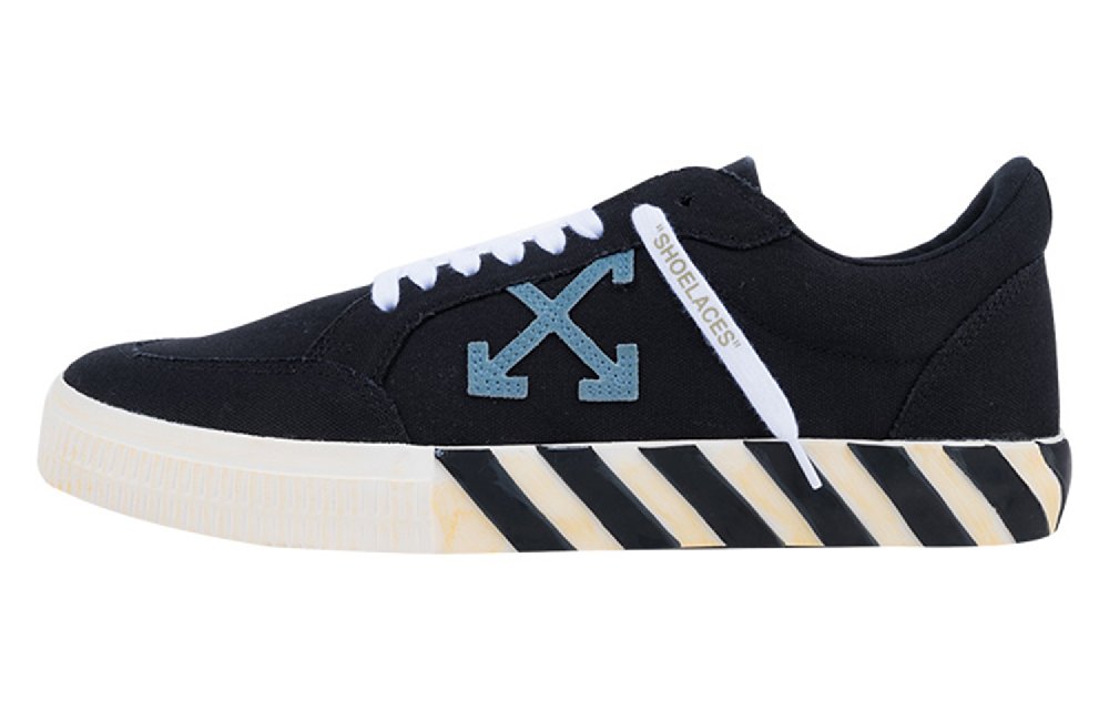 OFF WHITE Vulc Low Eco Canvas Black White Blue