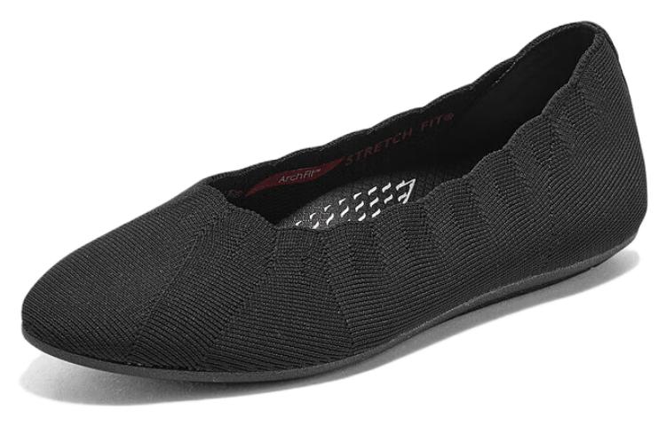 Skechers ARCH FIT CLEO Low Top Casual Shoes Women's Black