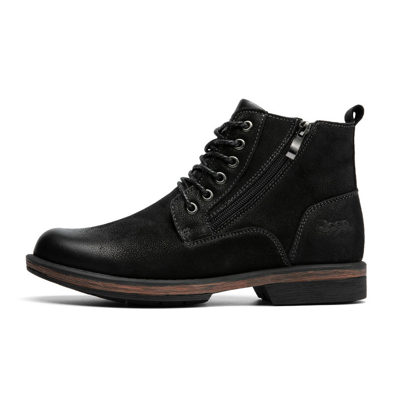 Jeep Short Martin Boot Men's Black