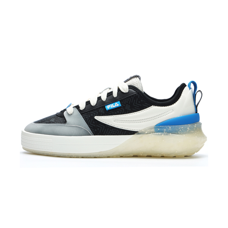 FILA MIXA Anti-Slip Wear-Resistant Low-Top Skateboard Shoes Men's Black