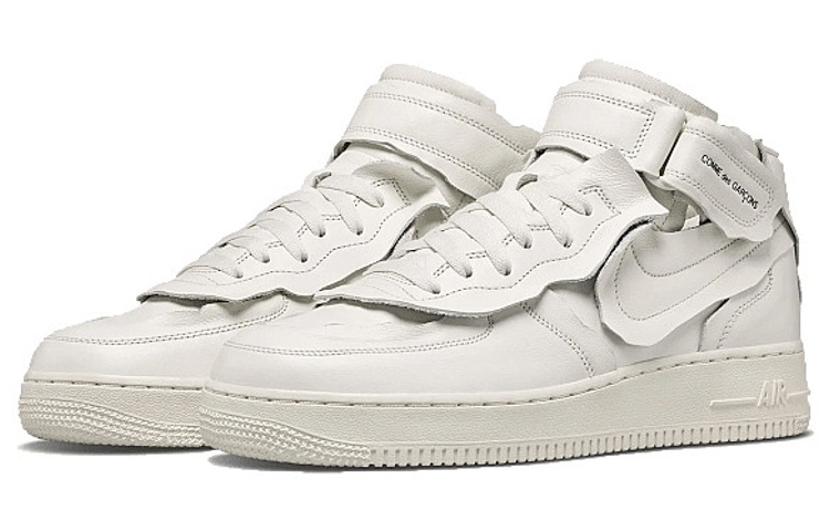 Nike X Comme Des Garcons Air Force 1 Mid 'Triple White' купить в интернет-магазине Yoocart с быстрой доставкой по России.
