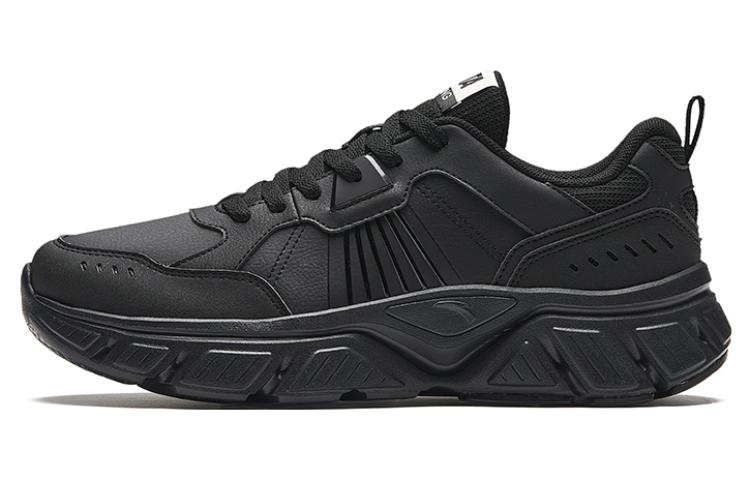 Anta Cushioning Wear-Resistant Low-Top Running Shoes Men's Black