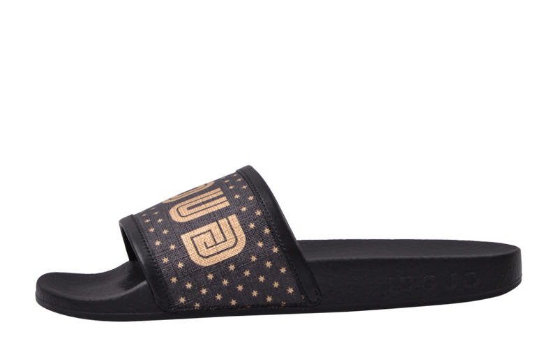 GUCCI Women's Guccy Slide 'Black Gold' Women's