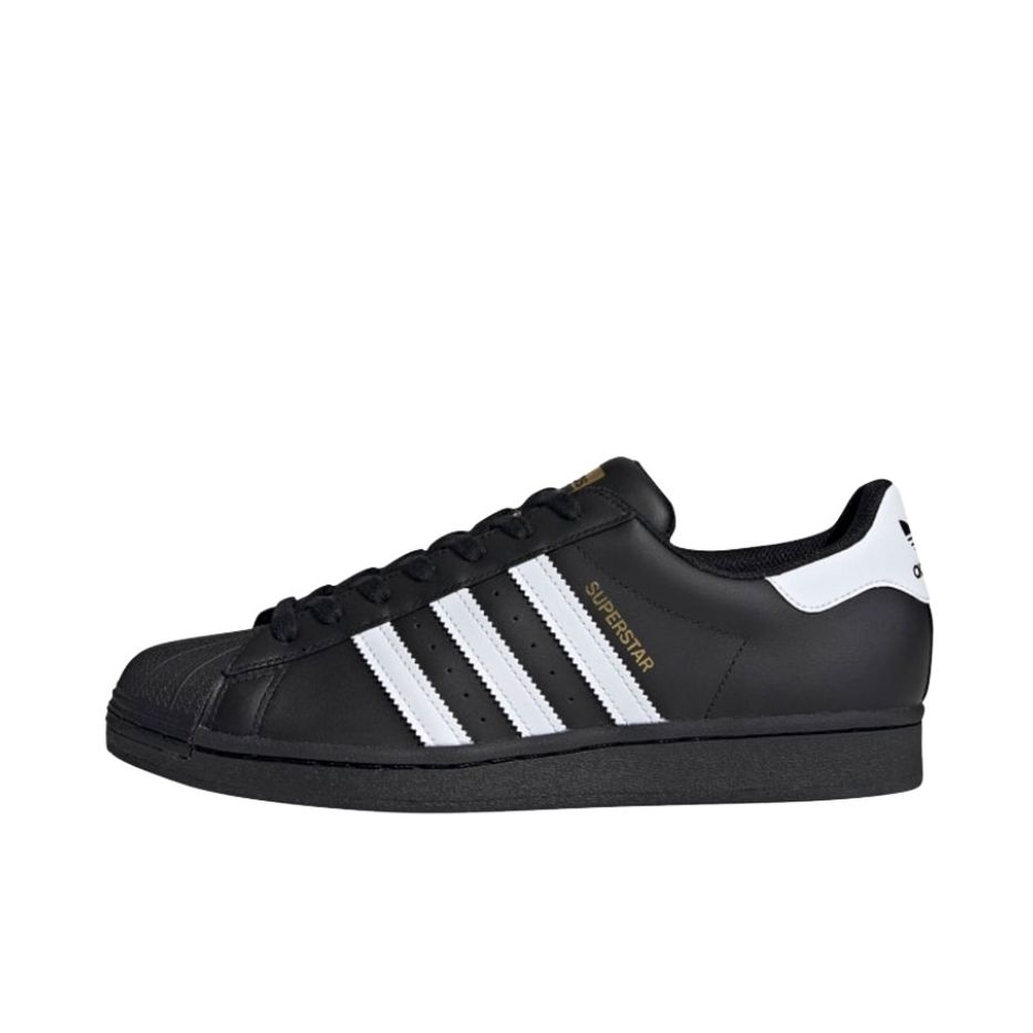 Adidas Originals SUPERSTAR Anti-Slip Wear-Resistant Low-Top Skateboard Shoes Unisex Black Pink