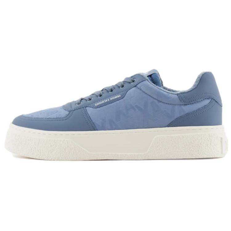 ARMANI EXCHANGEAE Low Top Skateboard Shoes Men's Sky Blue