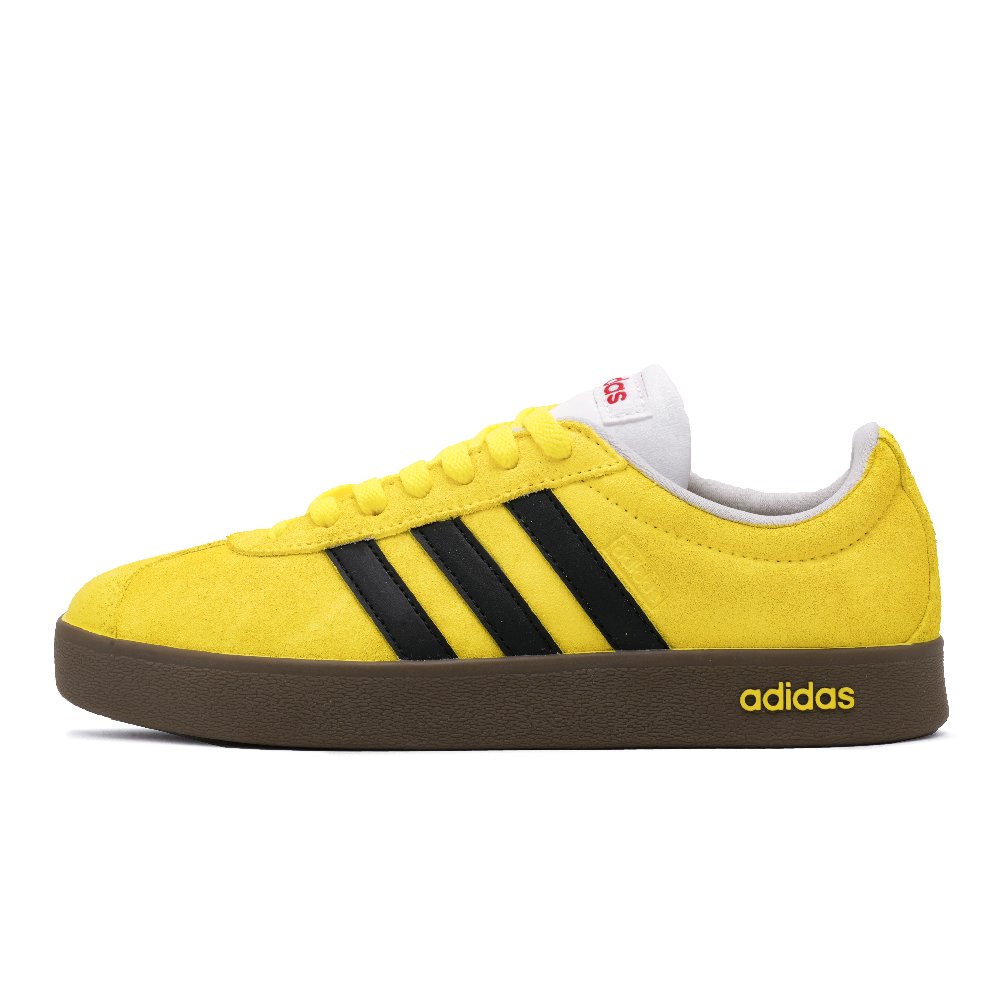 Adidas VL COURT 2.0 Bee Shock Absorbers With Slip Resistant Features Low Top Skateboard Shoes Unisex Yellow