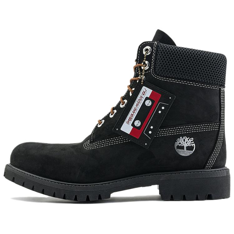 Timberland Crew Martin Boot Medium Heel Men's Black