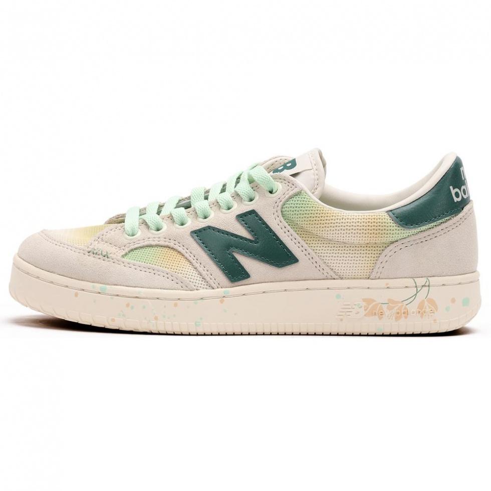 New Balance NB Pro Court Slip-Resistant Low-Top Skateboard Shoes Unisex Beige Green