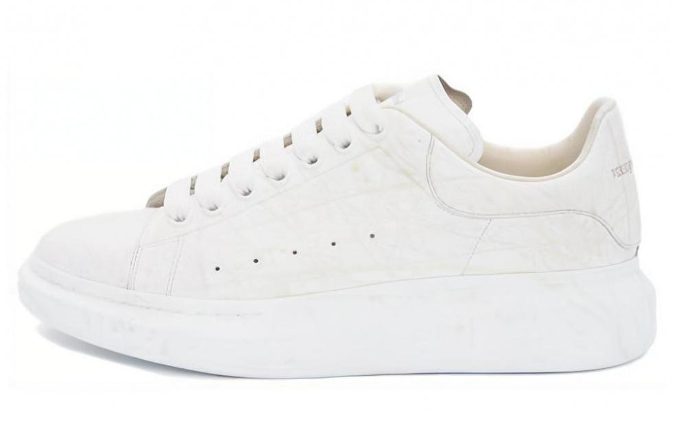 Alexander McQueen Glow In The Dark Oversized Sneaker 'White Multicolour' Women's