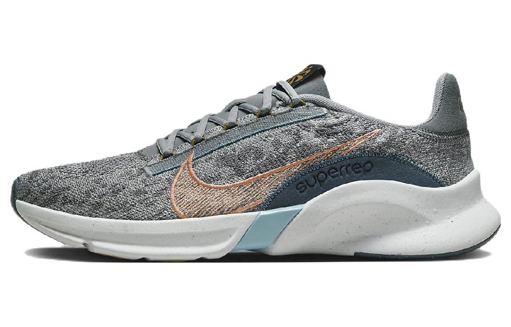 Nike SuperRep Go 3 Next Nature Flyknit 'Wolf Grey Arctic Orange'