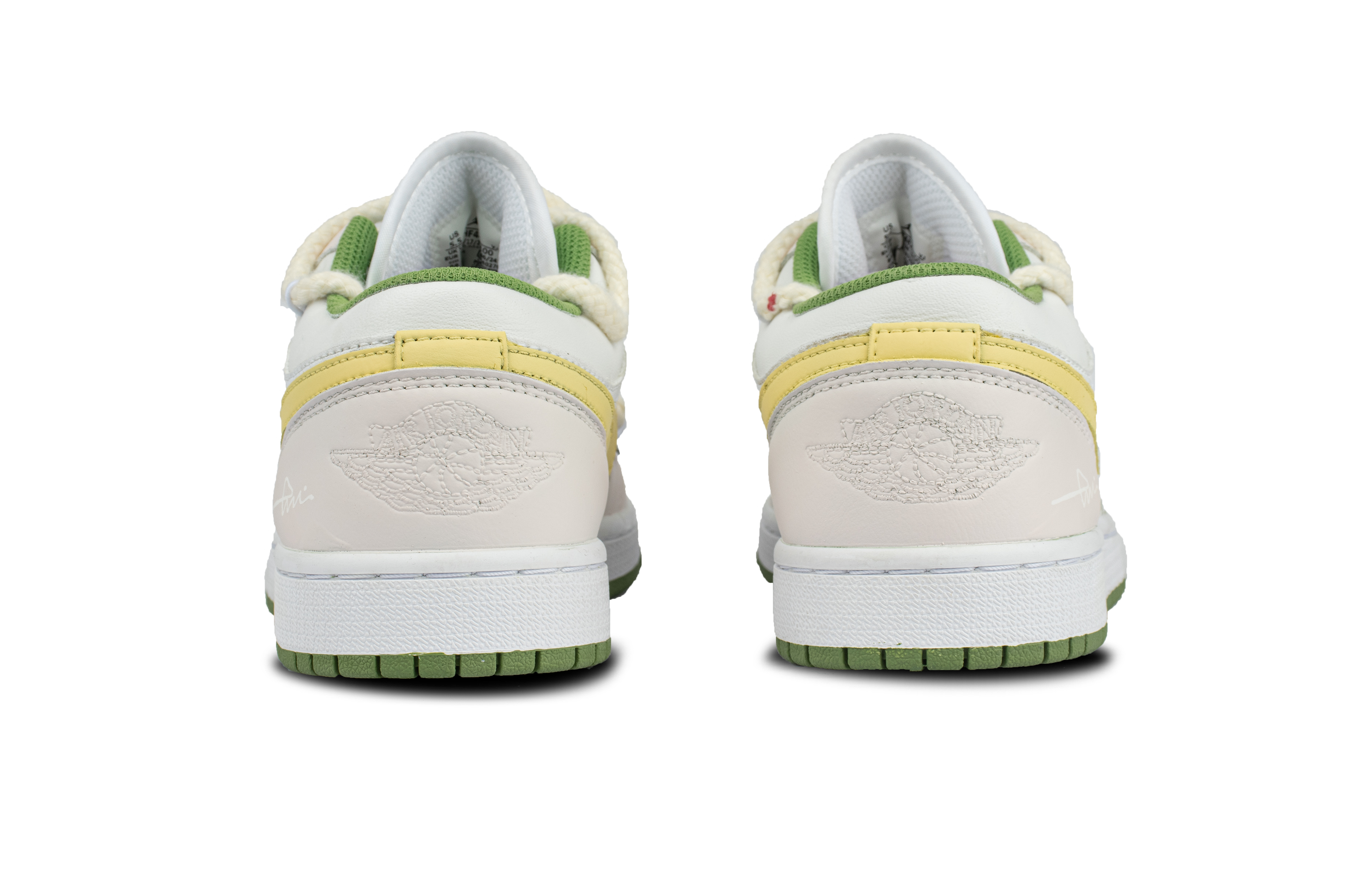 Jordan Air Jordan 1 Evening Lime Box Included Low top Skateboard Shoes Unisex White Pink Yellow купить в интернет-магазине Yoocart с быстрой доставкой по России.