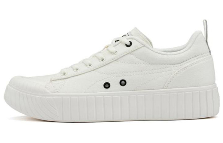 361° Slip Resistant, Lightweight, And Breathable Low Top Skateboard Shoes Women's Feather White