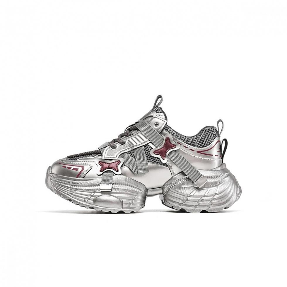 EBLAN Low-Top Chunky Sneakers Women's Red