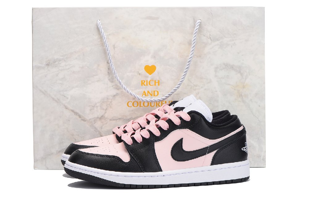 Jordan Air Jordan 1 Dopamine Dressing Low-Top Vintage Basketball Shoes Women's Black