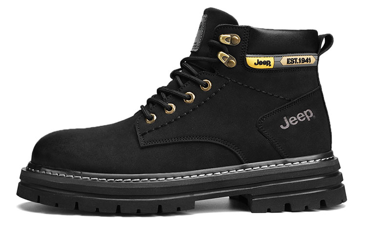 Jeep Short Martin Boot Men's Black