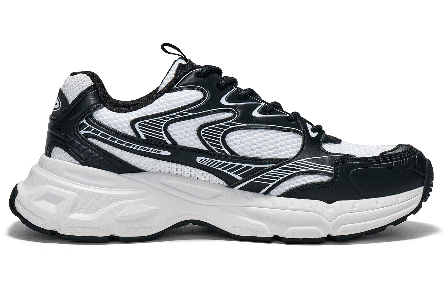 Kappa Slip Resistant, Abrasion Resistant, Breathable, Height Increasing Low Top Running Shoes Unisex Black White купить в интернет-магазине Yoocart с быстрой доставкой по России.