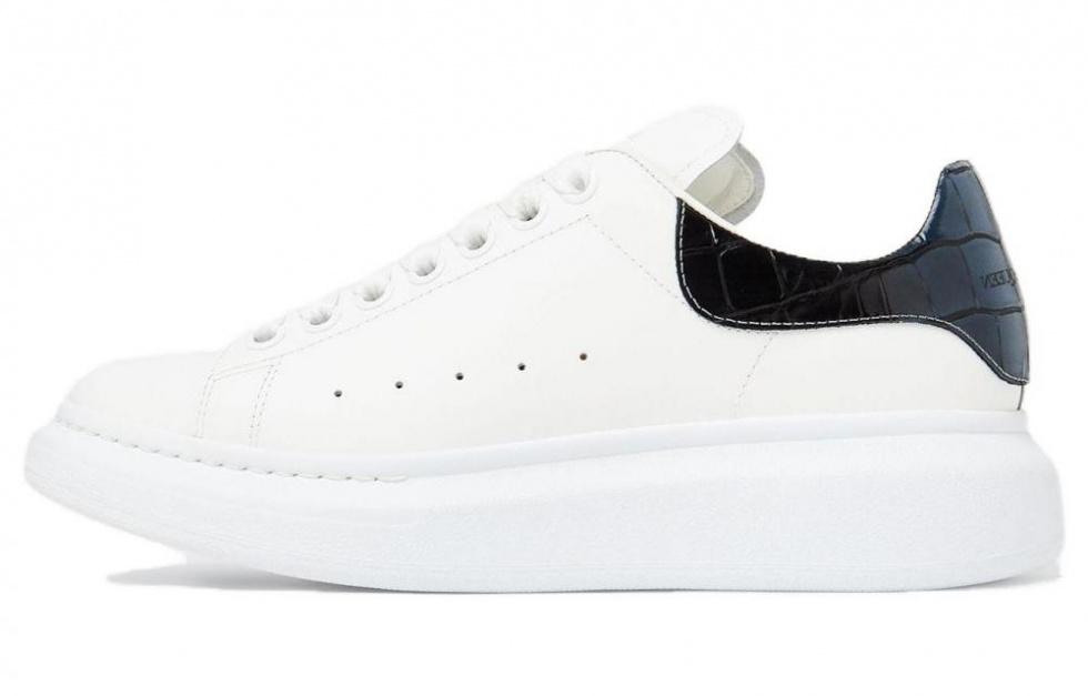 Alexander McQueen Oversized Sneakers 'White Snake Black' Women's