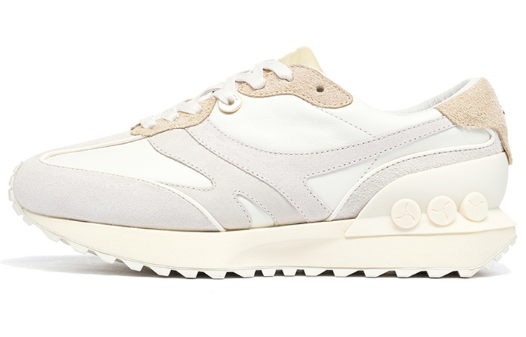 LI-NING 1990 Zhengrong Anti-Slip Wear-Resistant Low-Top Sports Casual Shoes Women's Ecru