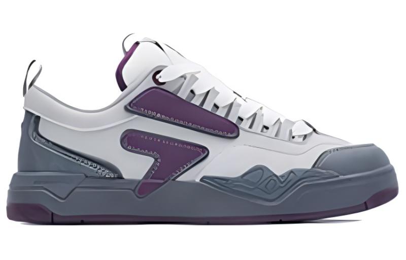 FILA FUSION Nollie Anti-Slip Wear-Resistant Impact-Resistant Quick-Drying Low-Top Skateboard Shoes Women's Gray