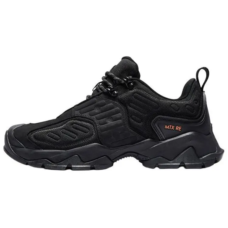 Saucony Anti Slip Wear Resistant Low Top Trekking Shoes Unisex Black