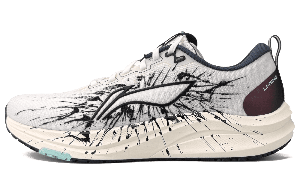 LiNing Red Hare 8 Wear resistant And Lightweight Low Top Casual Running Shoes Men's White