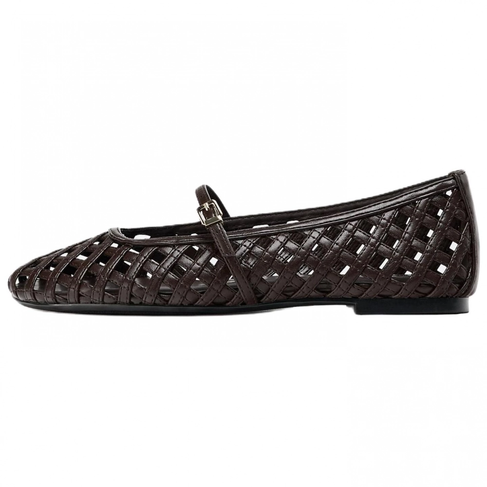 ZARA Casual Single Shoes 1cm Women's Brown