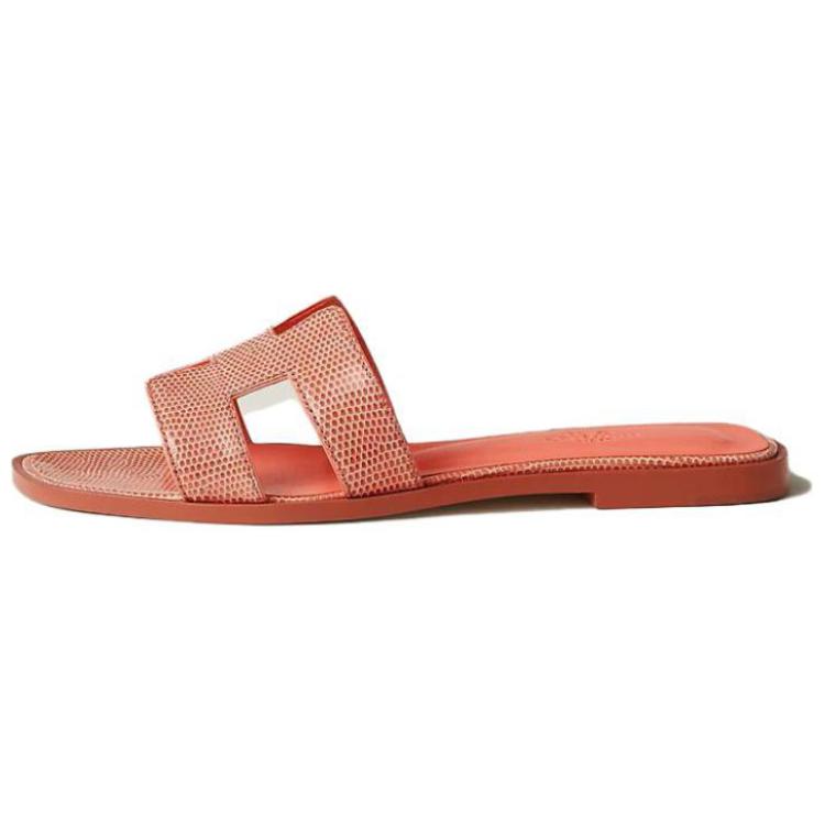 HERMES Oran Slip Resistant Slide Slippers Women's Red