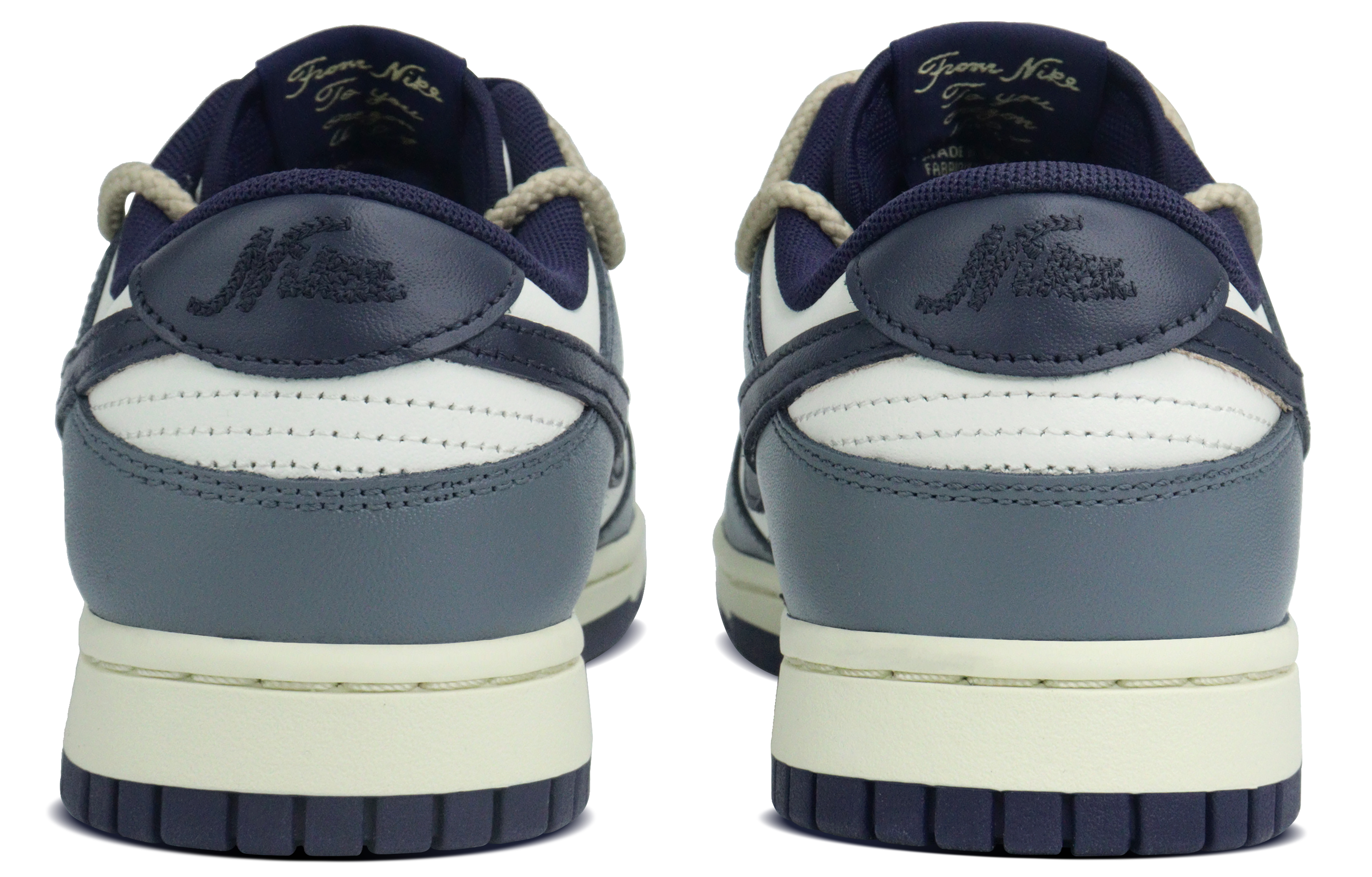Nike Dunk Anti-Slip Wear-Resistant Low-Top Skateboard Shoes Men's Navy Blue White купить в интернет-магазине Yoocart с быстрой доставкой по России.