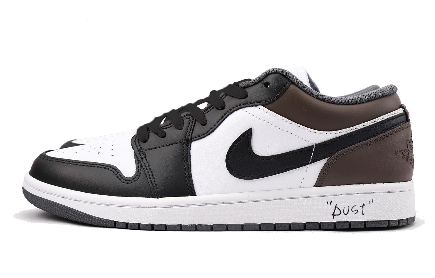 Jordan Air Jordan 1 Abrasion Resistant Coverage Low Top Vintage Basketball Shoes Unisex Black Brown купить в интернет-магазине Yoocart с быстрой доставкой по России.