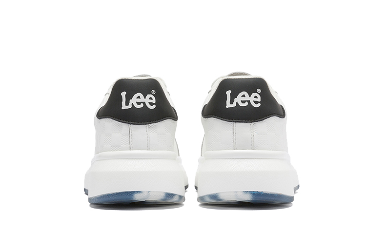 Lee White Sneakers Lightweight Breathable Height Increasing Low Top Skateboard Shoes Men's