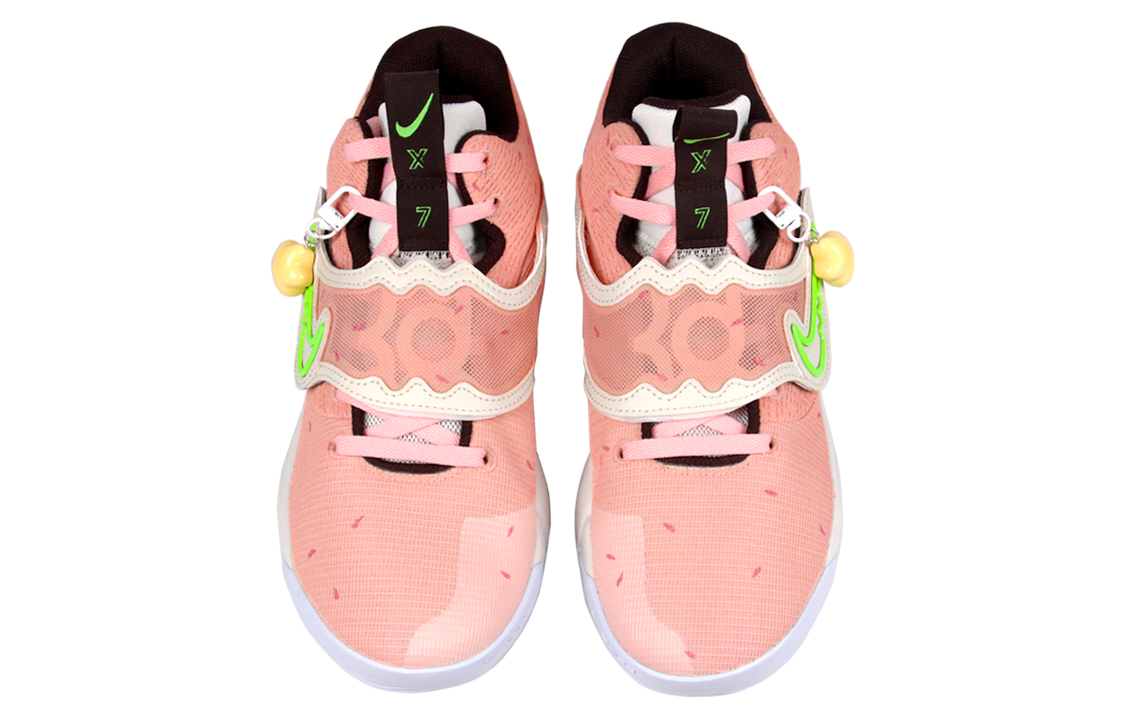 Nike KD Trey 5 X EP Durable Breathable Low-Top Basketball Shoes Men's White Pink Green купить в интернет-магазине Yoocart с быстрой доставкой по России.