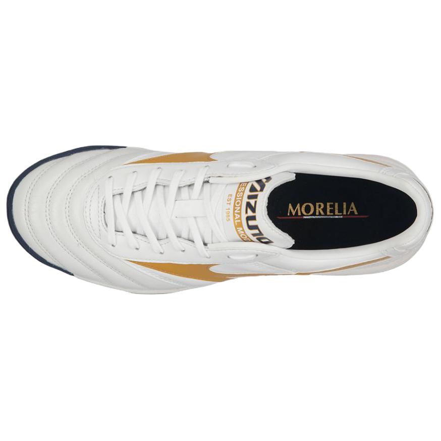 Mizuno MORELIA 2 Abrasion Resistant Soccer Shoes Unisex White Gold