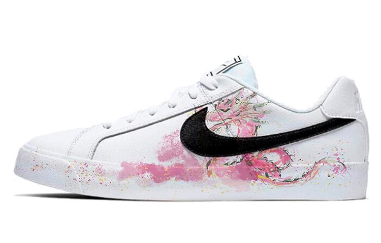 Nike Court Royale Collection Skateboard Shoes Unisex Low Top White/Gold