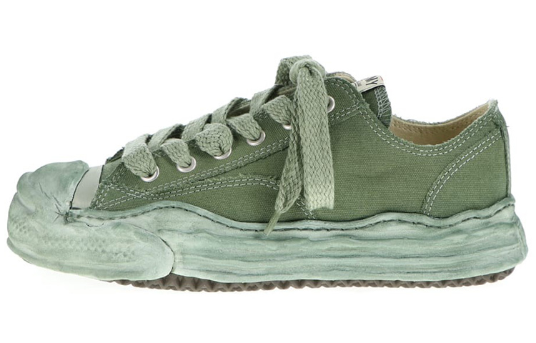 MIHARA YASUHIRO Hank Stylish Skateboarding Shoes Unisex Green